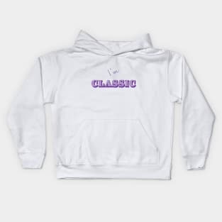 I'm "Classic" Purple Kids Hoodie